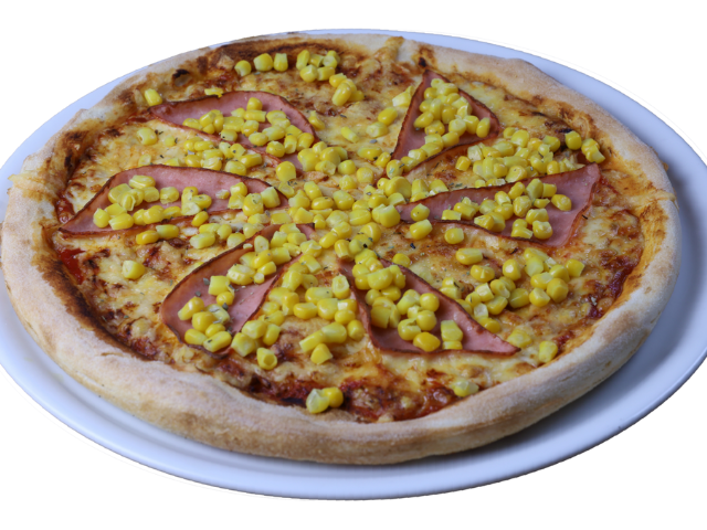34. Sonkás Kukoricás Pizza