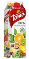 Toma gyümölcslé 100% (narancs) 1 L