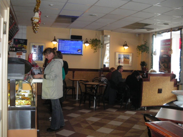 pult vendégekkel